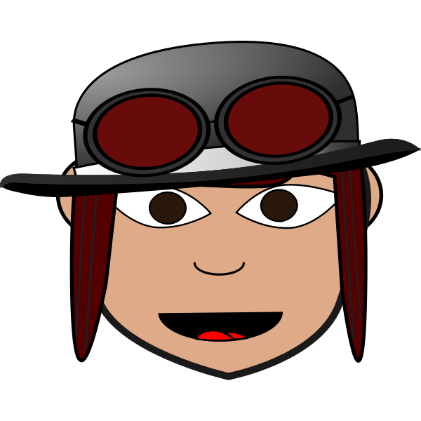 SVG Steampunk guy