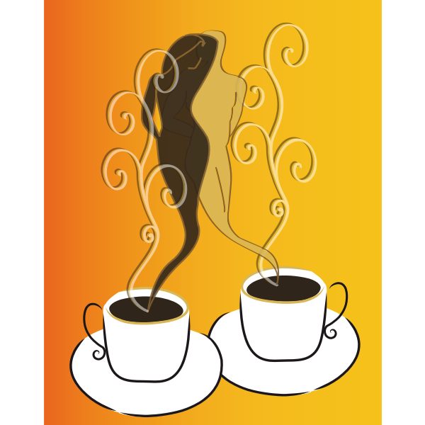 SVG Steamy coffee