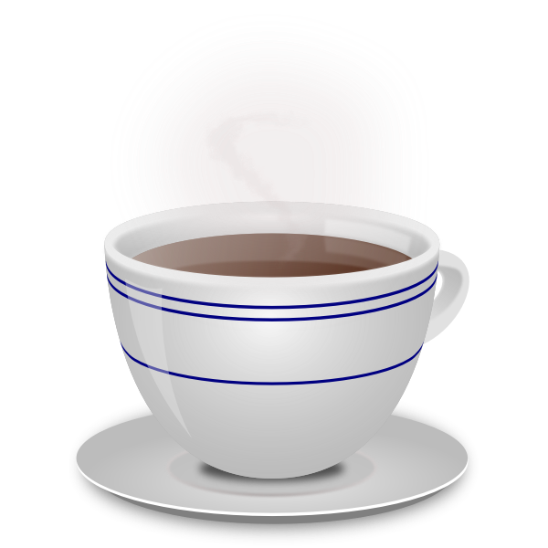 SVG Steamy cup of coffee