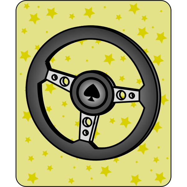 SVG Steering wheel cartoon