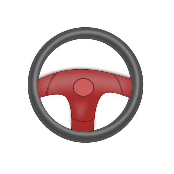SVG Steering wheel vector illustration