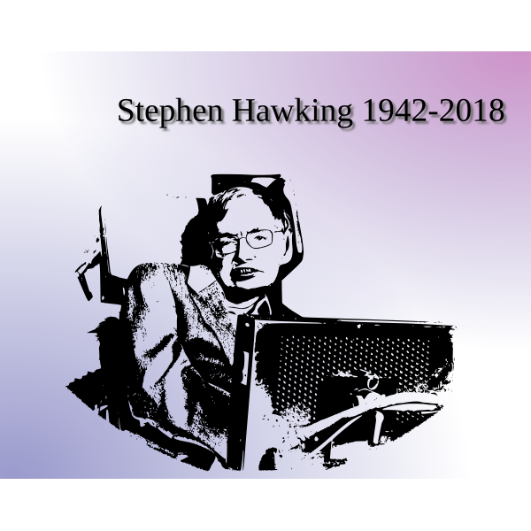 SVG Stephen Hawking Tribute