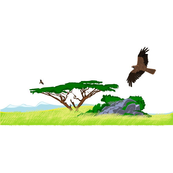 SVG Steppe illustration