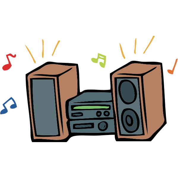 SVG Stereo music