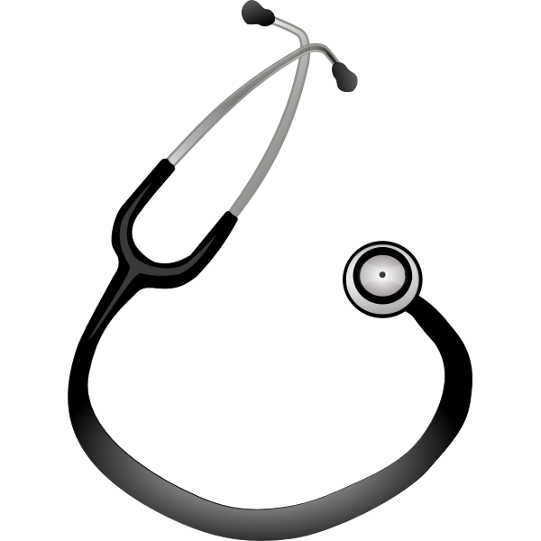 SVG Stethoscope vector image