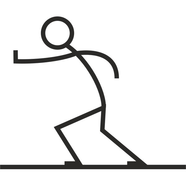 SVG Stick figure pushing