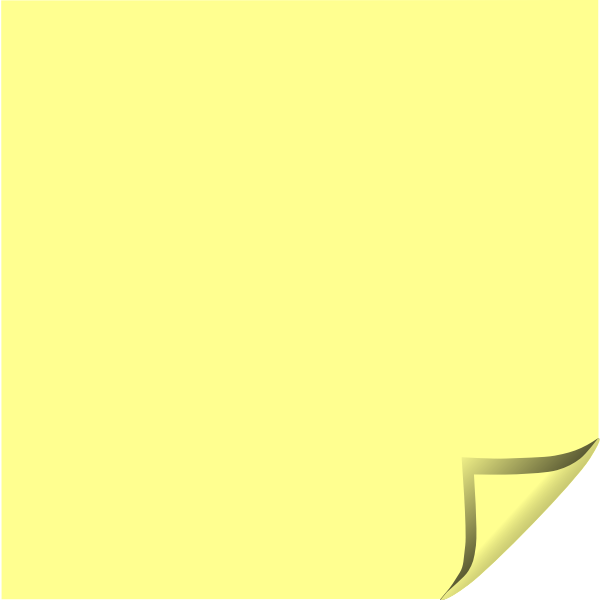 SVG Sticky note