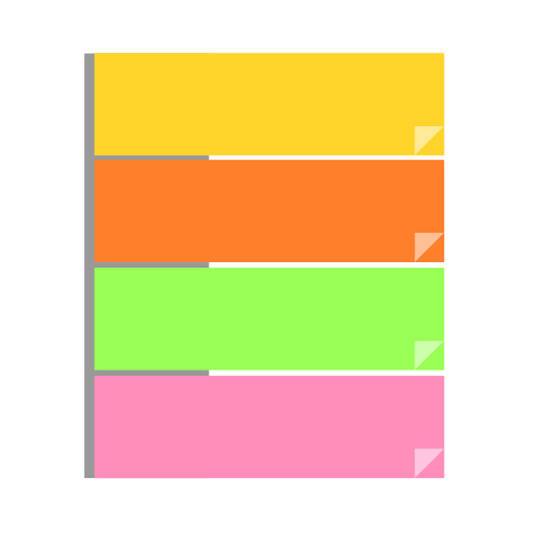 SVG Sticky notes assorted