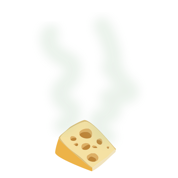 SVG Stinky cheese vector image