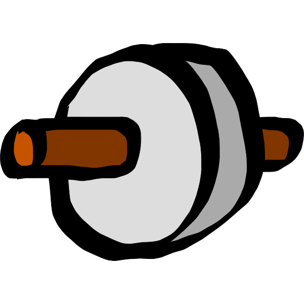 SVG stone age wheel
