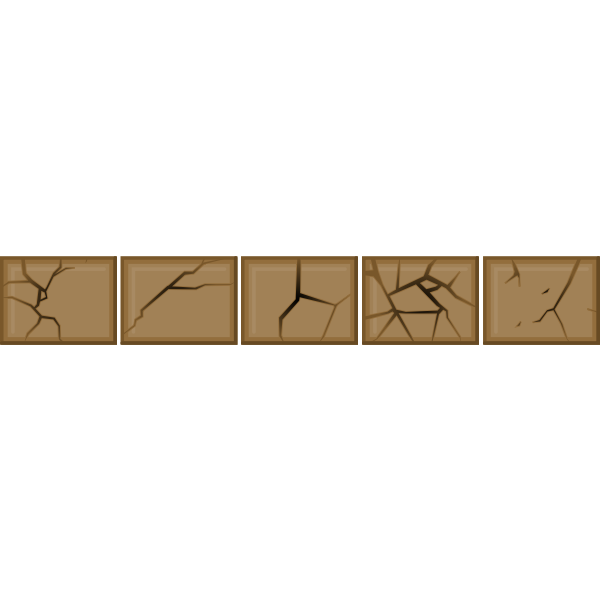 SVG Stone slabs with cracks