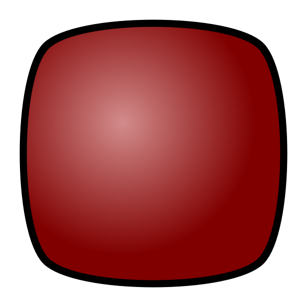 SVG Stop Button red for media player