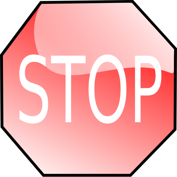 SVG stop sign