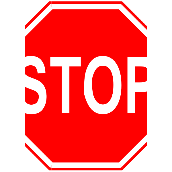 SVG Stop sign graphics vector image