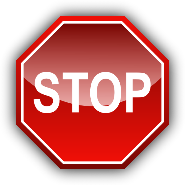 SVG Stop signal