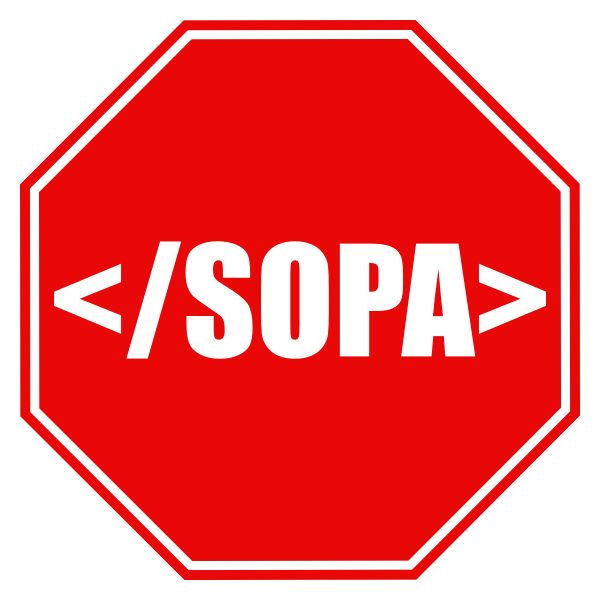SVG Stop SOPA