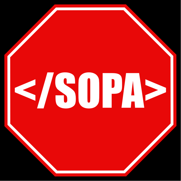 SVG Stop SOPA