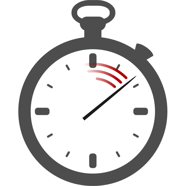 SVG Stopwatch no shading