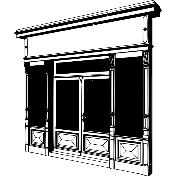 SVG Storefront vector drawing