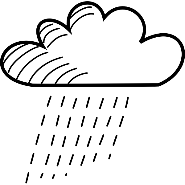 SVG Stormy cloud