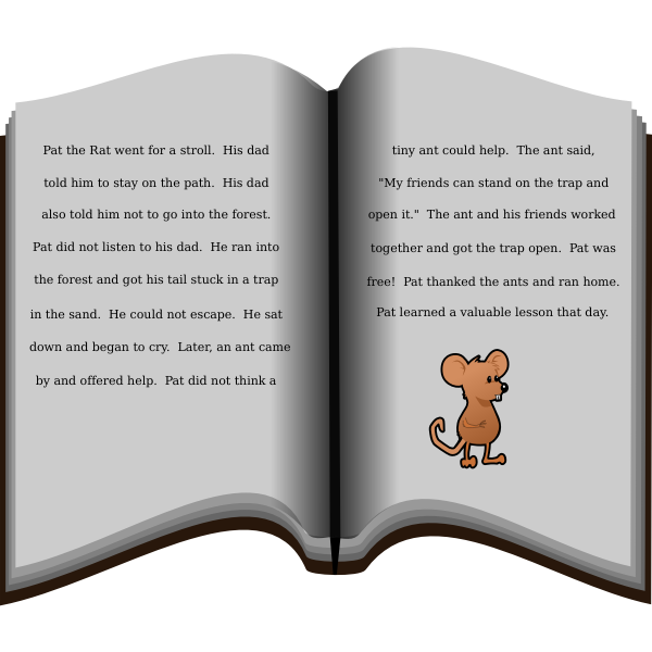 SVG story book update