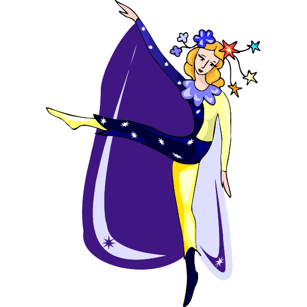 SVG Storybook dancer image