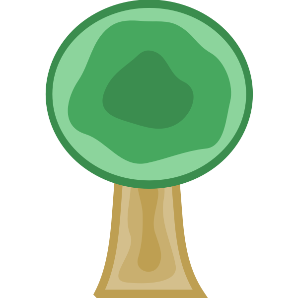 SVG Storybook tree vector image
