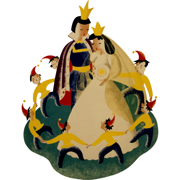 SVG Storybook wedding