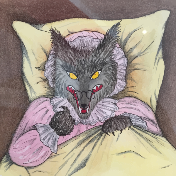 SVG Storybook wolf