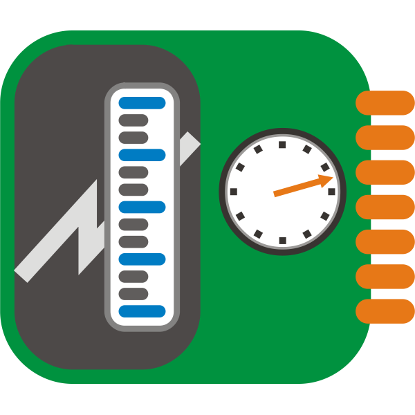 SVG Strain gauge vector image