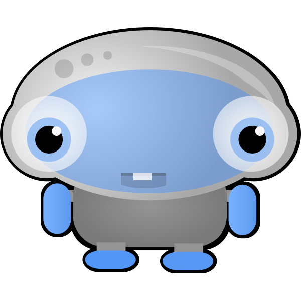 SVG Strange blue creature