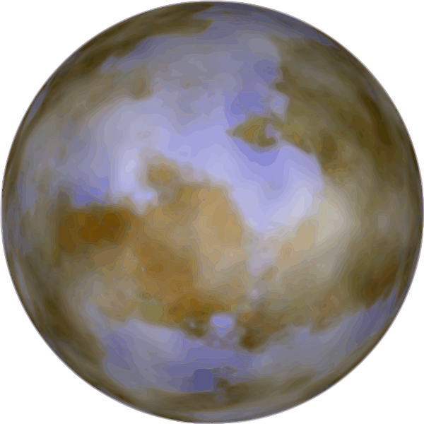 SVG Strange planet