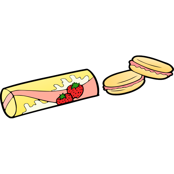 SVG Strawberry snack