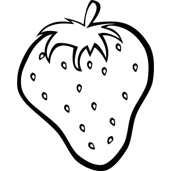 SVG Strawberry vector clip art