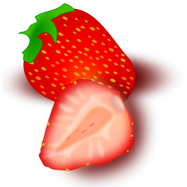 SVG Strawberry vector illustration