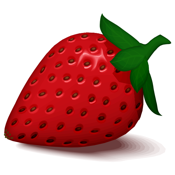 SVG Strawberry vector image