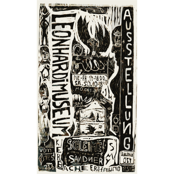 SVG Street art poster