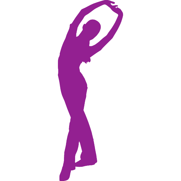 SVG Stretching lady
