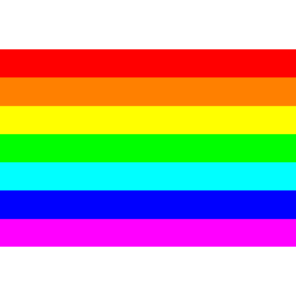 SVG Stripes in rainbow colors