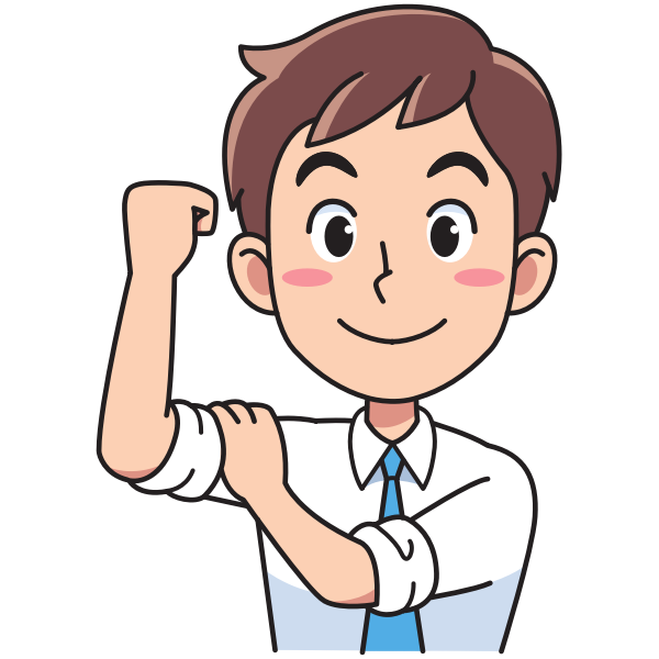 SVG Strong man vector image