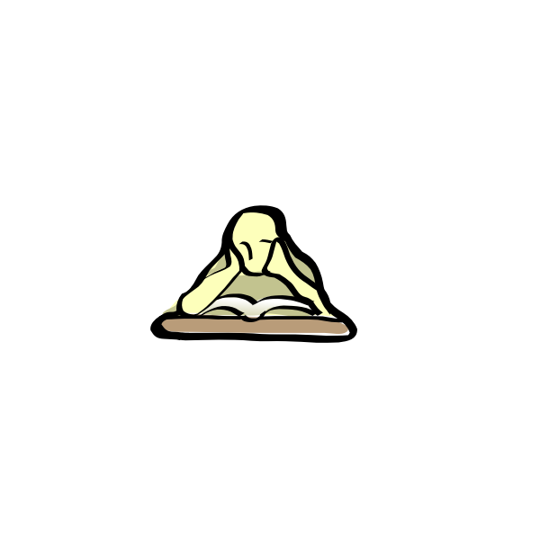 SVG Student cartoon drawing