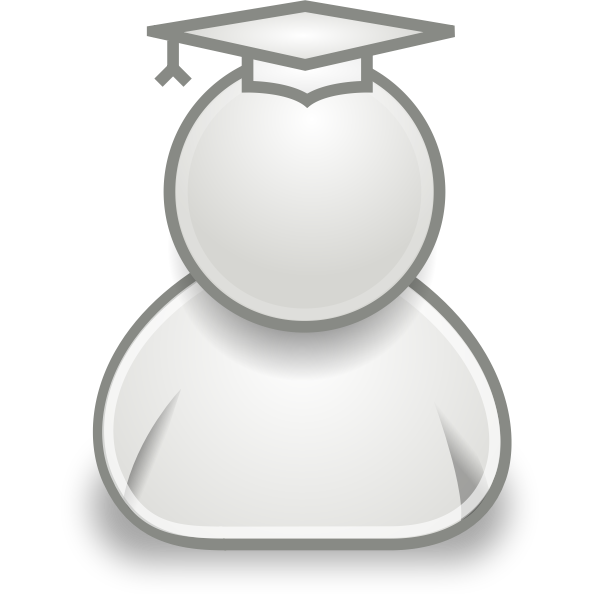SVG Student icon