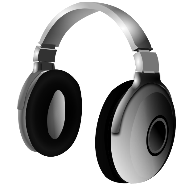 SVG Studio headphones vector image