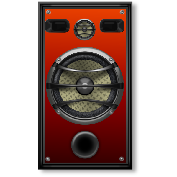 SVG Studio speaker vector image
