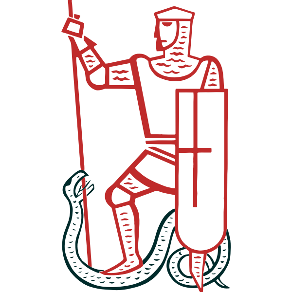 SVG Stylised knight symbol