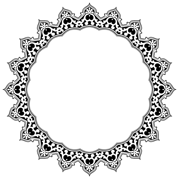 SVG Stylish empty photo border