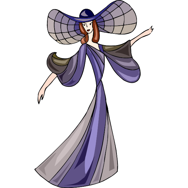 SVG Stylish retro model