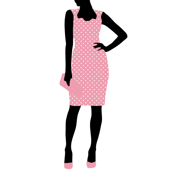 SVG Stylish woman