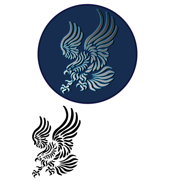 SVG Stylized eagle