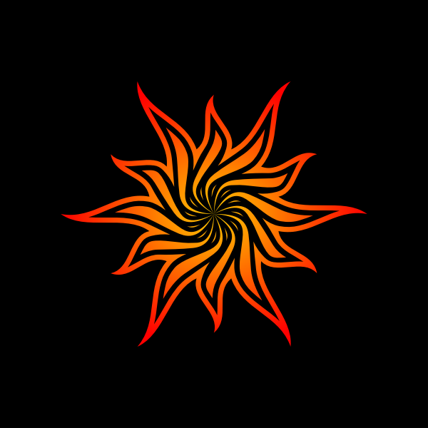 SVG Stylized flower